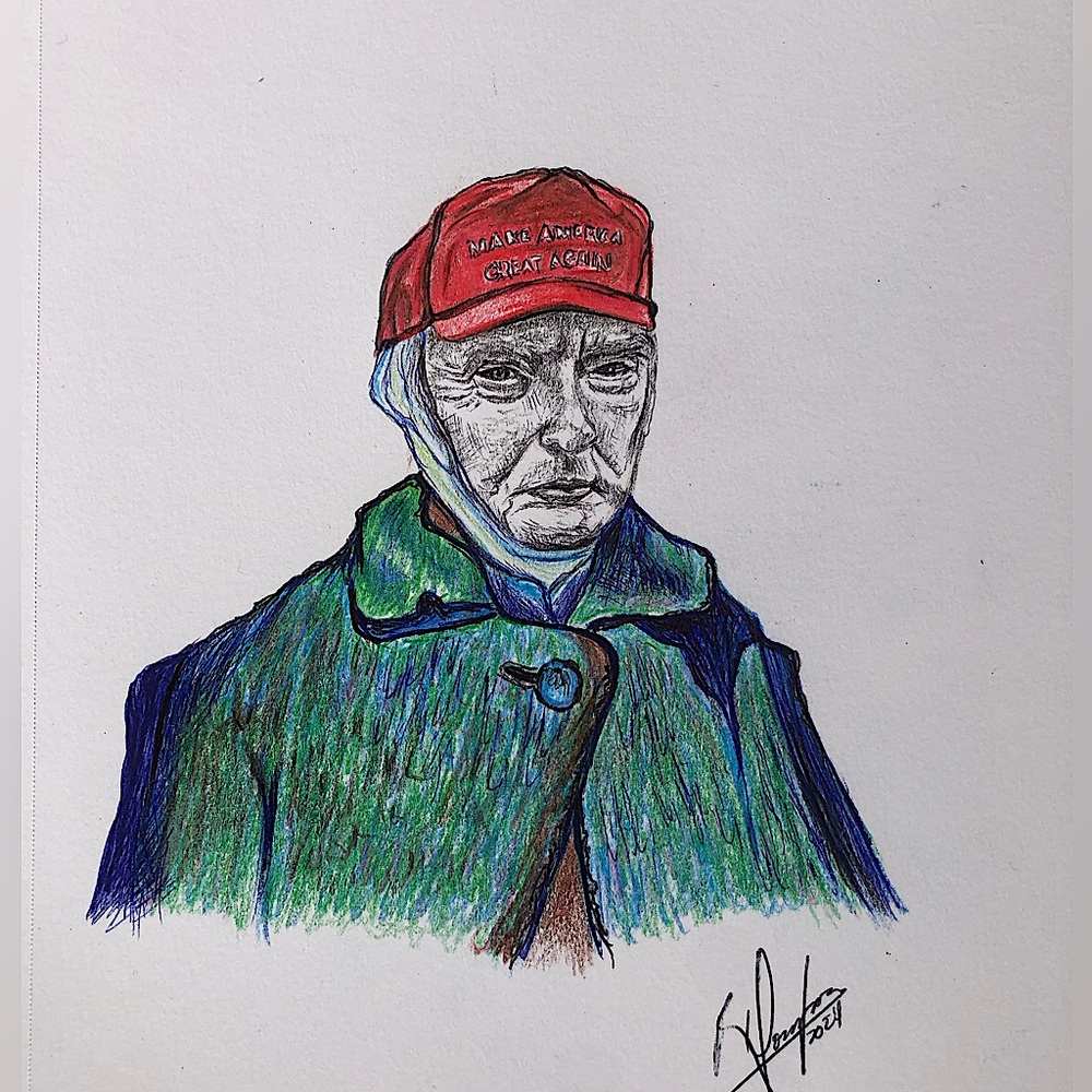 Trump in Van Gogh